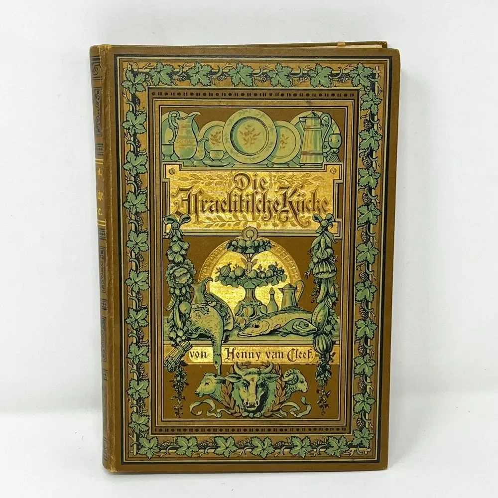 Die Israelitische Küche By Henny Van Cleef 4th‎ Edition - Israeli Kitchen Table